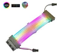 Câble D'extension De Synchronisation Pour Carte Mère, 24 Broches, 5v, Rvb, Pour Boîtier Pc