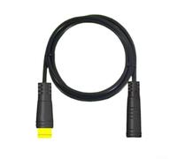 Câble d'extension de vélo électrique à 3 broches en PVC étanche 830 mm mâle vers femelle pour capteur d'accélérateur PAS et connexion booster Noir (mâle vers femelle)