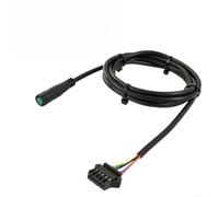 Câble d'extension de vélo électrique pour écran KT vers connecteur SM 5 broches étanche faisceau de câblage conversion pour contrôleur de vélo électrique Instrument 1,45 m Noir