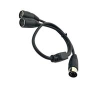 Câble d'extension DIN 5 broches mâle vers femelle double DIN 5 broches, câble répartiteur de clavier pour projecteur de récepteur HDTV pour plusieurs systèmes