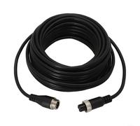 Câble d'extension d'inversion 4 conducteurs monté sur véhicule pour caméra moniteur enregistreur, double blindage tête aviation, fil de déclenchement de tête d'aviation, 300 V PVC oxygène cuivre noir