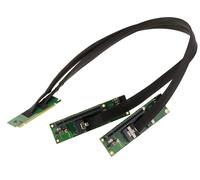 Cable d'extension duplicateur Riser PCIe Gen 4.0 x16 Bifurcation 2 Ports x8