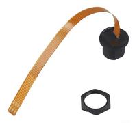 Câble d'extension E13 fileté SIM | Connecteur étanche IP67 avec fil FPC flexible | Contacts plaqués or pour GPS 3G 4G 5G appareils industriels | Arrière (type A 30 cm)