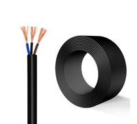 Câble D'extension En Cuivre Pur Résistant À L'eau, Flexible 300/500 V, 3 Conducteurs,Gaine Caoutchouc YZ, 25-100 Pieds, 1,00-6Mm²,Appareils Électroménagers Et Machines Électriques(50ft,1.50 mm²-3C)