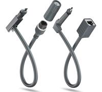 Câble d'extension étanche 20 broches vers RJ45 compatible avec adaptateur Ethernet Starlink Gen2, câble réseau CAT6e, 0,235 m, coupleur extérieur anti-poussière