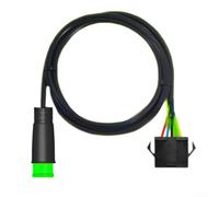 Câble d'extension étanche à 5 broches pour écran de vélo électrique avec câble adaptateur SM pour une connexion fiable entre les composants du tableau de bord du vélo électrique (mâle vers SM femelle)