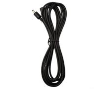 Câble d'extension étanche et anti-poussière de 3 m compatible avec Echo et Echo Dot 3e 4e 5e génération, noyau en cuivre, connecteur de sécurité, flexible (noir)