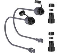 Câble d'extension Gigabit Ethernet étanche, 0,5 m blindé