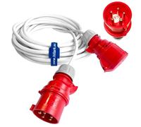 Câble d'extension haute intensité CEE H05VV-F 5G2.5 16A avec inverseur de...