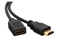 Câble D'extension HDMI 1,4 V 1080p/3D - Longueurs : 30 cm/50 cm/1 À 3 m, Compatible Avec Les Téléviseurs HD, Les Écrans LCD, Les Ordinateurs Portables, Les PS3 Et Les Projecteurs.(3m)