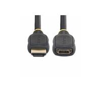 Câble d'Extension HDMI 2.0 de 2 m, Câble HDMI, 4K60Hz, M/F - High Speed - câble de rallonge HDMI - HDMI mâle pour HDMI femelle - 2 m - blindé - noir