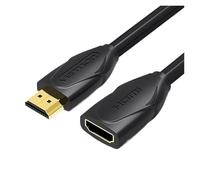 Câble d'extension HDMI 2.0 Vention 4K/60 Hz, câble HDMI 2.0 2.1 mâle vers femelle for HDTV, Nintendo Switch, PS4/3, adaptateur d'extension HDMI 8K(HDMI 2.0 Extension,1m)