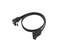 Câble d'extension HDMI 4K @ 60 Hz HDMI mâle vers femelle 1,6 FT standard HDMI 2.0 Câble adaptateur mâle pour ordinateurs portables, téléviseurs, moniteurs, projecteurs, etc (style 5)