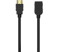 Câble d'extension HDMI Aisens A120-0547/ HDMI mâle - HDMI femelle/ Jusqu'à 10W/ 2250Mbps/ 5m/ Noir