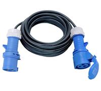 Câble D'Extension Industriel 3 Broches CEE H07RN-F 3G1.5 IP44 10M 230V 16A