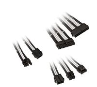 Kolink - Kit d'extension de câbles tressés Core Adept G - 6 câbles (24P, 4+4P, 8P, 6+2P) Noir/Blanc