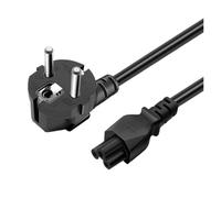 Câble D'extension Lap C5 EU Câble d'alimentation Cordon d'alimentation UE, Compatible for HP, Compatible for Sony, Compatible for ASUS, Compatible for Lenovo, Compatible for Samsung(EU-01)