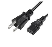 Câble D'extension Lap C5 EU Câble d'alimentation Cordon d'alimentation UE, Compatible for HP, Compatible for Sony, Compatible for ASUS, Compatible for Lenovo, Compatible for Samsung(US-01)
