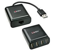 Câble d'extension Lindy USB 2.0 Cat.5 60 m, 4 ports, 42679