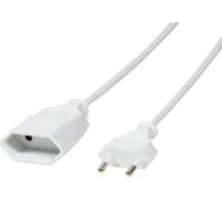 Câble d'extension LogiLink, prise européenne, 1,0 m, blanc