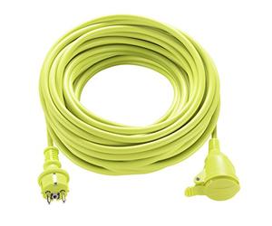 Cable d'extension Masterplug Pro-XT, IP44, câble vert de 25 mètres