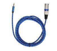 Câble d'extension micro avec connecteur XLR mâle vers fiche jack 3,5 mm plaquée or, interconnexion symétrique ultra polyvalente pour une