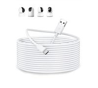 Câble d'extension Micro USB de 3 à 13m,pour caméra de sécurité domestique Xiaomi MI 360 ° 2K Pro et MI 360 ° (1080P) - Type WHITE-6m