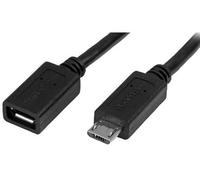 Câble D'Extension Micro Usb M-F 0,5M Startech USBUBEXT50CM
