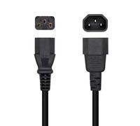 Câble d'extension Noir vers CPU C13 vers C14, câble d'alimentation 1,5 m