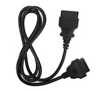 Câble d'Extension OBD 16 Pins, Adaptateur Mâle à Femelle, 1,5m Noir - Haute Flexibilité, Compatibilité Standard OBD2 pour Voiture