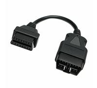 Câble d'extension OBD 2 II mâle vers Femelle 20 cm Interface de Diagnostic 16 Broches