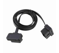 Câble d'extension OBD mâle femelle 16 broches pour voiture, adaptateur de diagnostic, câble d'extension noir 30 cm, rend la distance de fonctionnement du diagnostic de voiture (100 cm)