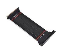 Câble d'extension PCI-E 4.0 - THERMALTAKE - TT PREMIUM - 20 cm - Noir - Anglé