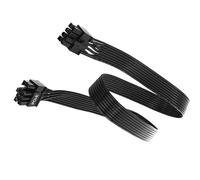 Câble d'extension PCIe 18 broches vers 6+2 broches PCIE connecteur gainé pour Corsair AX1600i (Titanium) MOOKEENONE