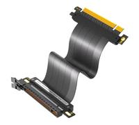 Câble d'extension PCIE 4.0, câble élévateur GPU haute vitesse blindé 16x avec port PCI Express, carte d'extension GPU, 20 cm, 180°