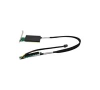 Câble D'Extension PCIe 5.0 X16 pour Carte Graphique, Carte D'Extension Externe 16x avec Plaque de Base
