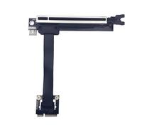 Câble d'extension PCIE3.0 vers petit PCIE - Transfert de données rapide - Adaptateur réseau - Accessoires d'assemblage d'ordinateur - Extension PCIE