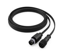 Câble d'extension permanent pour éclairage extérieur Eufy E22 S4, 3 m, noir | Rallonge d'alimentation de rechange pour lumières extérieures Eufy T8L02 T8L04, convient aux guirlandes lumineuses de