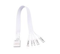 Câble d'extension pour carte mère - Blanc - 20 cm | Fonctions de réinitialisation de l'alimentation de la carte mère, installation facile, accessoires de rechange pour