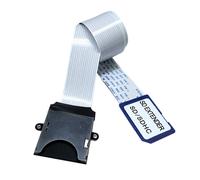 Câble d'extension pour carte SD vers SD, adaptateur de lecture de carte, rallonge flexible pour carte mémoire Micro-SD vers SD/SDHC/SDXC