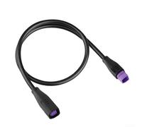 Câble d'extension pour écran de vélo électrique à 6 conducteurs avec joint de forme spéciale IP56 Indice d'étanchéité ABS Construction longue durée pour systèmes de vélo électrique Noir