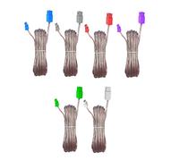 Câble d'extension pour haut-parleur 6x Extender Speaker Cables Red Gray Compatible With Sony Home Cinema Theater System