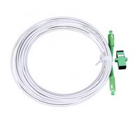 Câble d'extension pour modem optique, câble patch SC monomode blindé avec connecteur à bride, compatible avec FTTH, FTTB, FTTP SC APC, 15 m