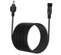 Câble d'Extension pour Pompe Solaire 2,1x5,5mm Noir | Cuivre et Silicone, Remplacement pour Câble Usé, pour Batterie Automobile et Équipement