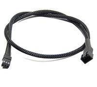 Câble d'extension pour ventilateur à 3 broches Noir 30 cm