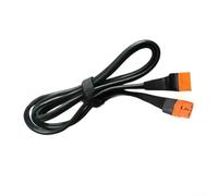 Câble d'extension pour xt60 12 AWG en cuivre pur - Charge solaire pour générateur portable pour batterie - Cordon d'alimentation 30 A 60 V 360 W - Fil parallèle rouge et noir pour système hors réseau