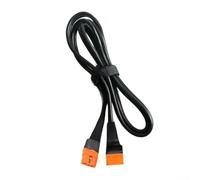 Câble d'extension pour xt60 12 AWG en cuivre pur - Charge solaire pour générateur portable pour batterie - Cordon d'alimentation 30 A 60 V 360 W - Fil parallèle rouge et noir pour système hors réseau