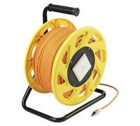 Câble d'extension réseau RJ45 Renkforce Cat.7a brut S/FTP 90 m Orange sans halogène (RF-5264736)