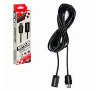 Retro-Bit Câble D'extension Rallonge 3m Pour Manette Pad Nintendo Nes Classic Mini Edition, Noir [Non Compatible Avec La Console Nes Originale]