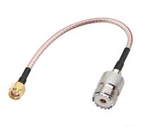 Câble d'extension RG316 RF avec connecteur SMA mâle vers UHF femelle avec isolation PTFE et protection étanche IP67 pour un flux de signal fiable 15 cm